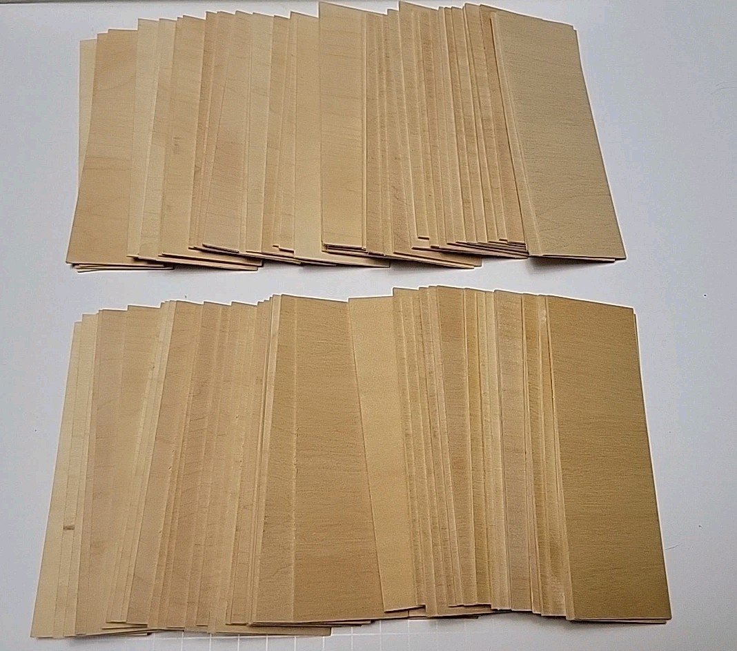 Lot of 90 Basswood RC Model Hobby Airplane Pieces Sheets