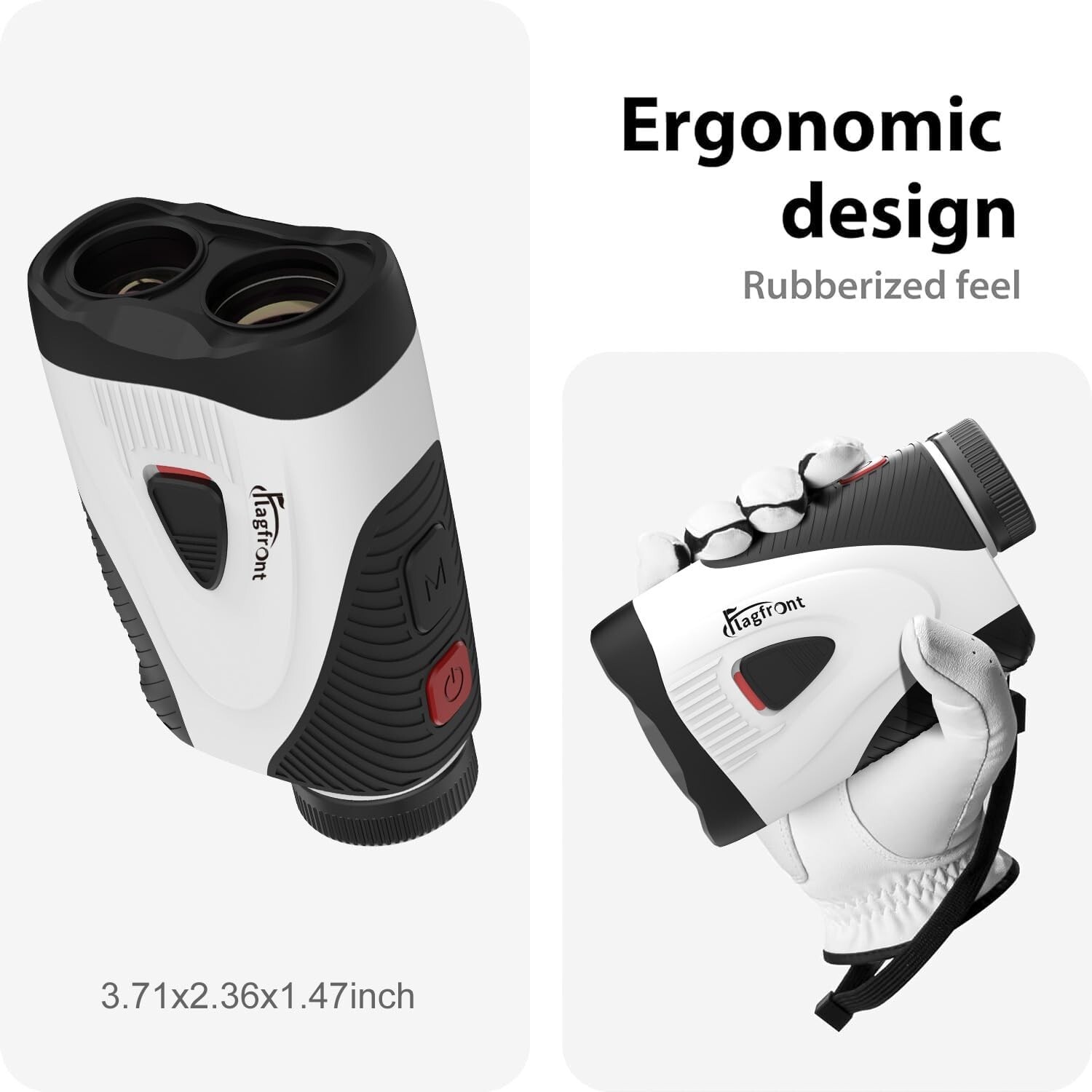1000 yds Golf Rangefinder with Slope swith, magnet,Rechargeable battery