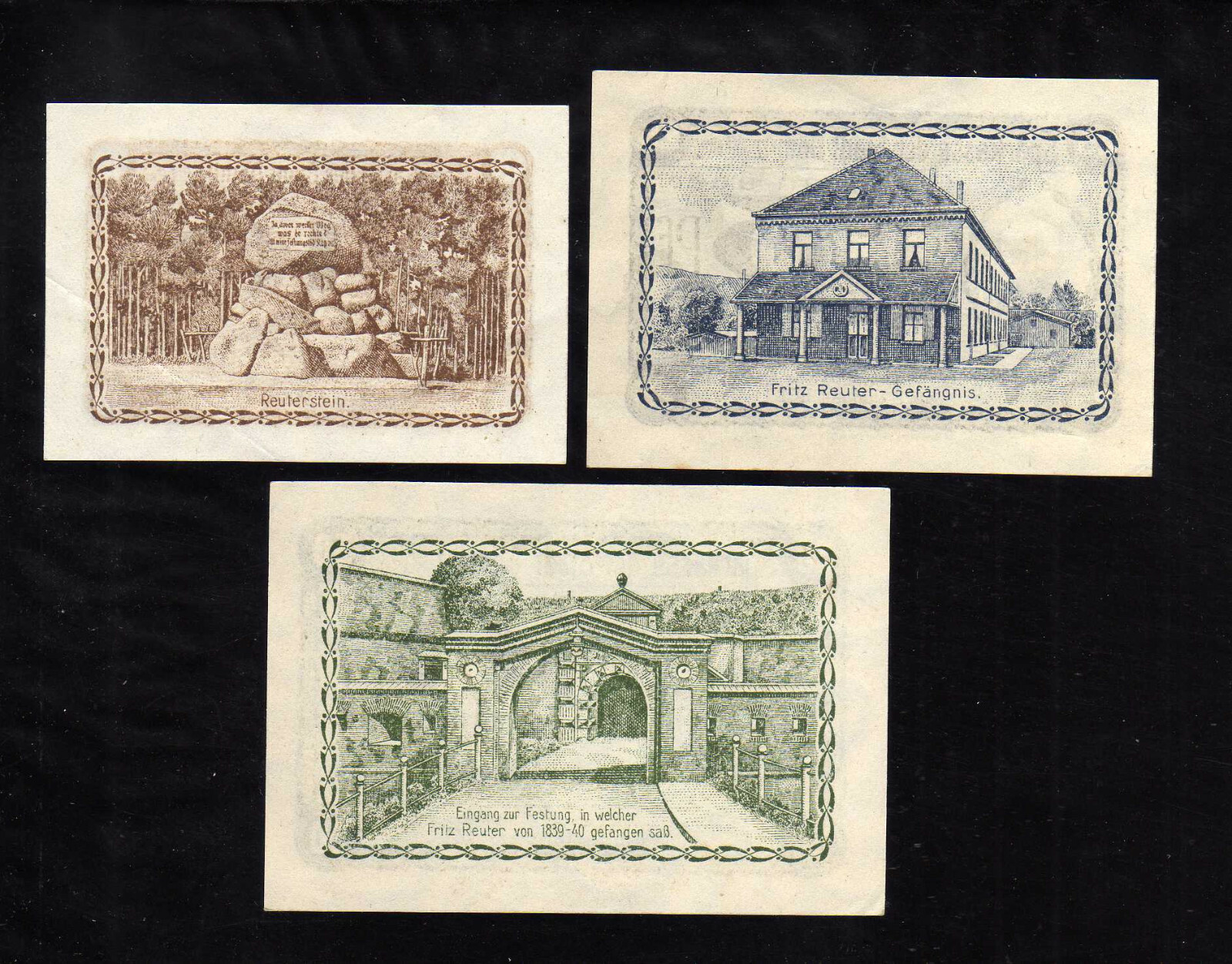 DOMITZ - GERMANY NOTGELD - 10, 25, 50 PFENNIG