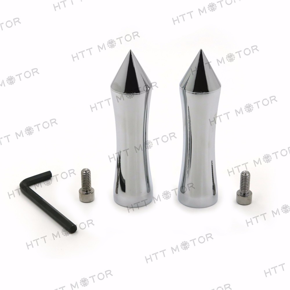 Chrome FootPegs For 04-14 Triumph Rocket Ⅲ(Front)/'10-'14 Thunderbird Storm(Fron