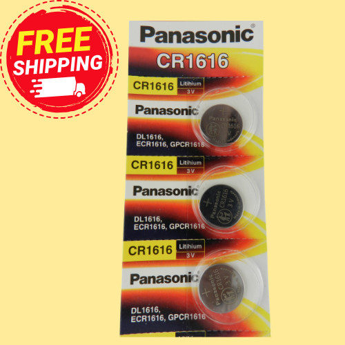 PANASONIC CR1616 Lithium 3V Watch Battery (Exp 12/2032)  3Pcs