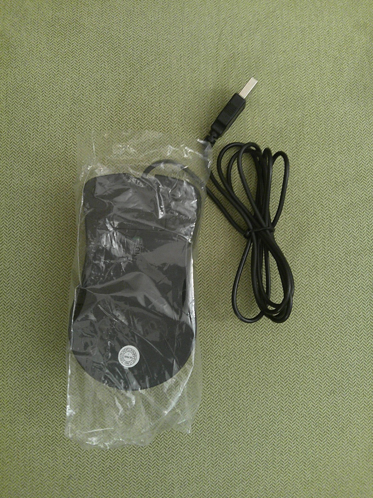 SHIPADOO S120 USB WIRED MOUSE, BLACK, NEW