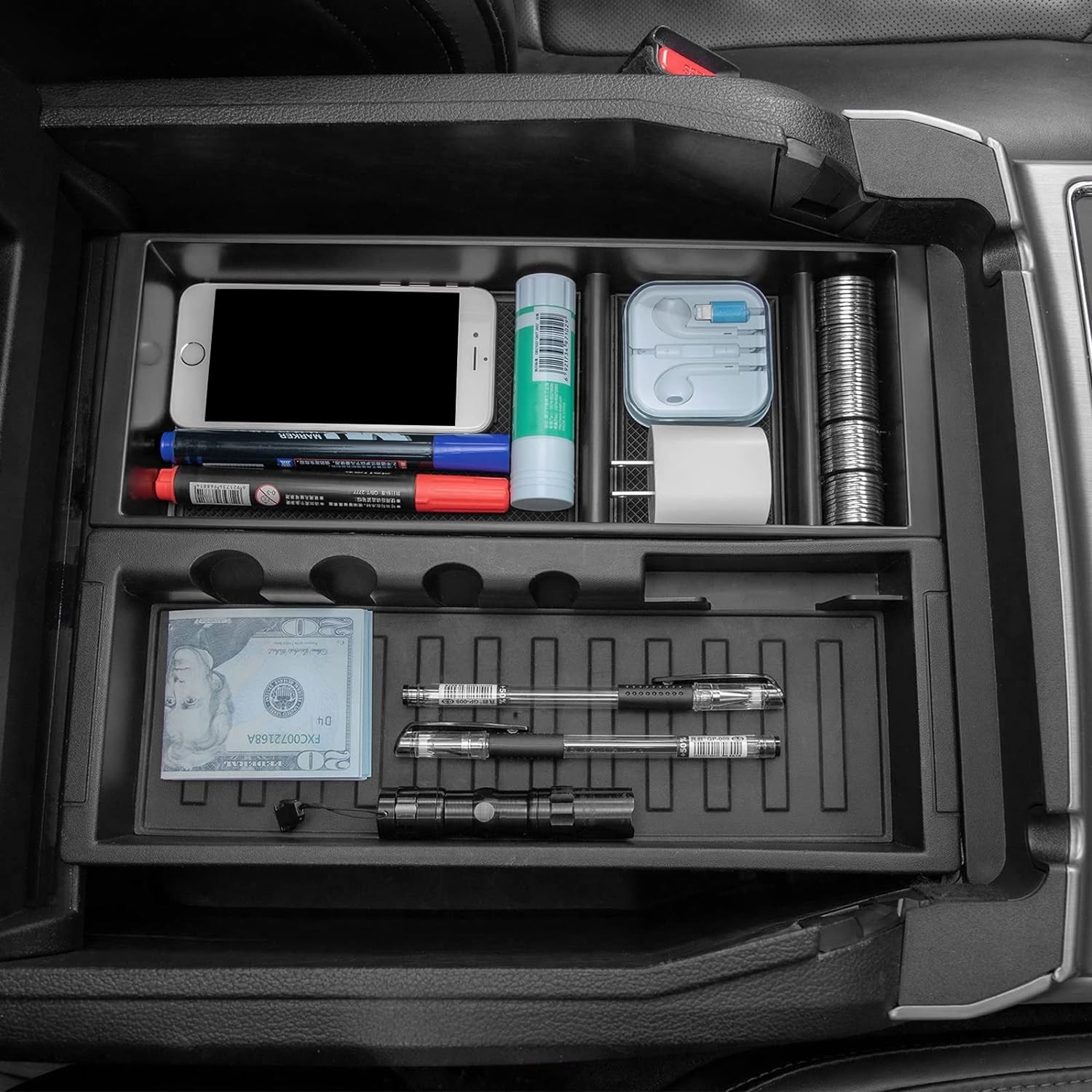 Compatible with F150 Accessories (2015-2020) /F250 F350 F450 (2017-2022) / Black