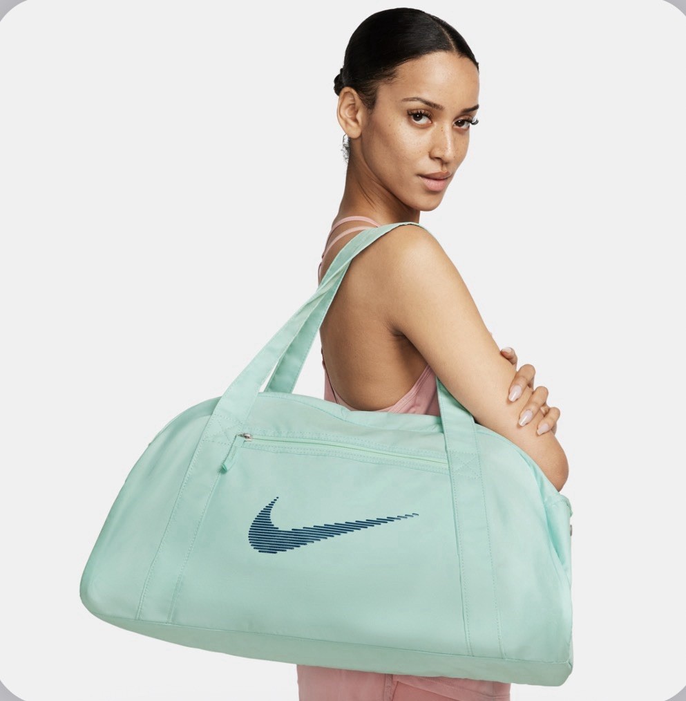 NEW Nike Gym Club Duffle Bag Women Training Bag Sports Duffle Bag 24L Teal Jade