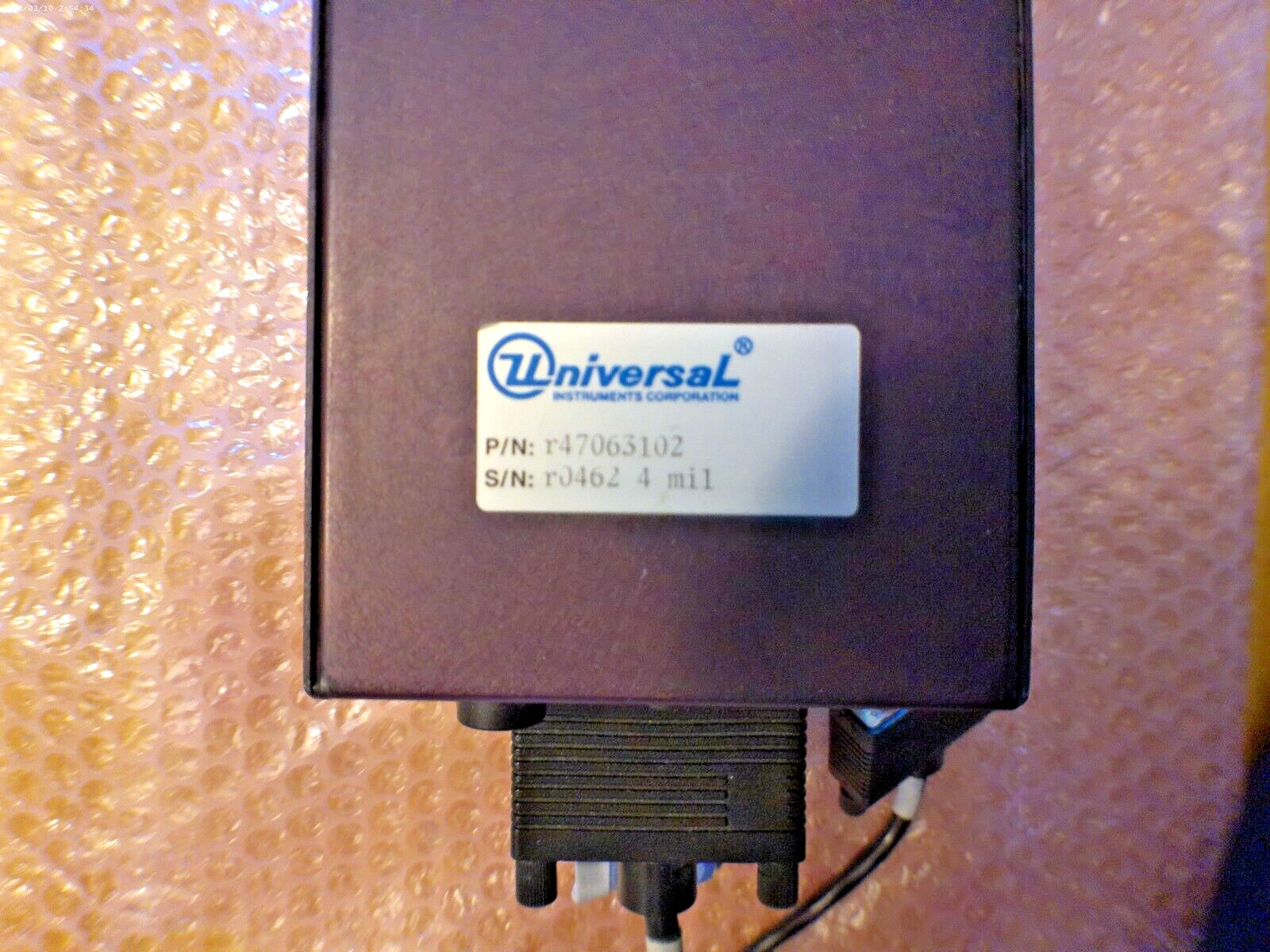 (2) UNIVERSAL INSTRUMENTS R47063102 4MIL CAMERAS
