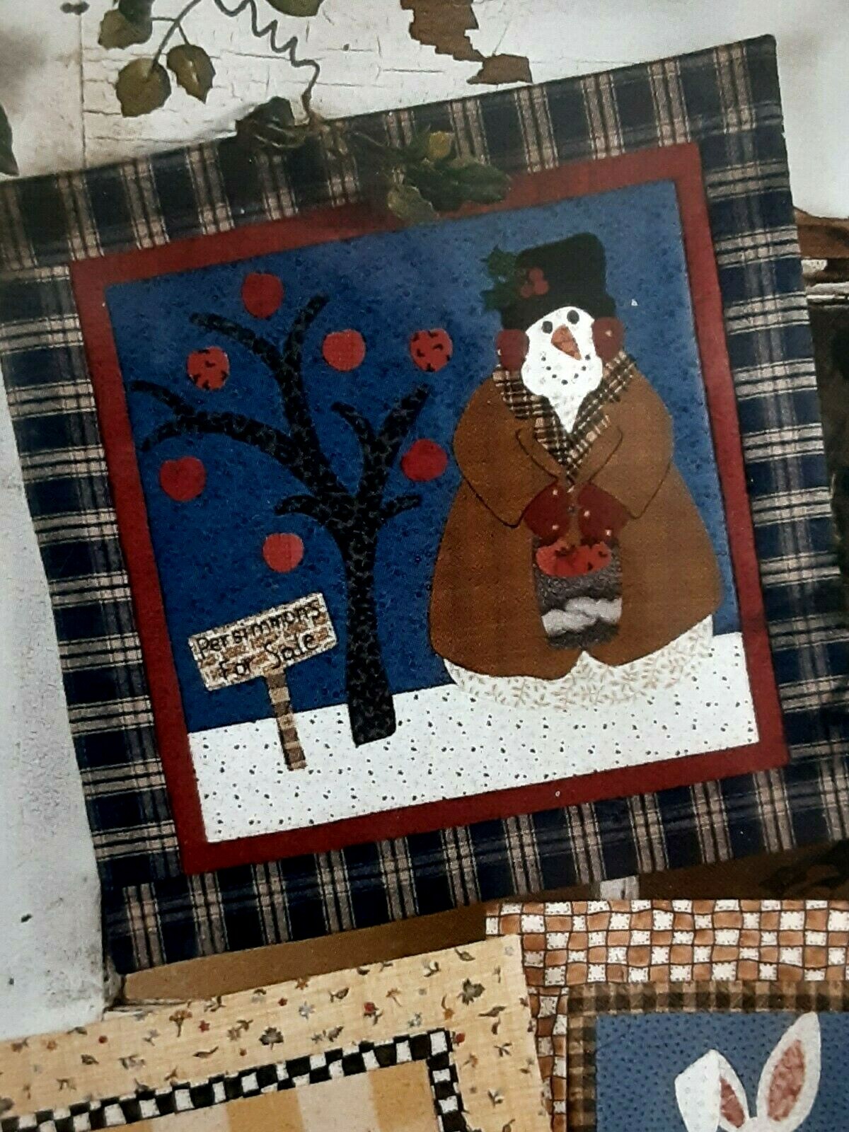 CALENDAR BLOCKS TWO January December 12 Patterns Cabbage Rose Holidays NEW