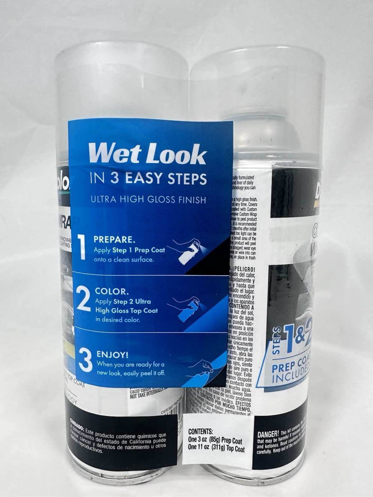 Dupli-Color Paint Custom Wrap Wet Look removable coating system kit CWRC886