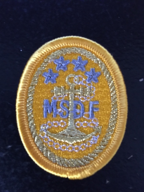 JAPAN MARITIME SELF DEFENSE COMMAND MASTER CHIEF BOAT SHIP FLEET FLOTILLA PATCH