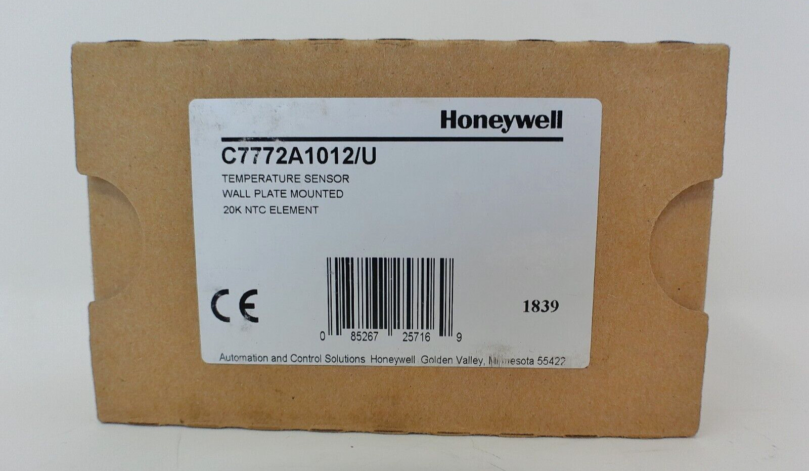 Honeywell C7772A1012/U Temperature Sensor