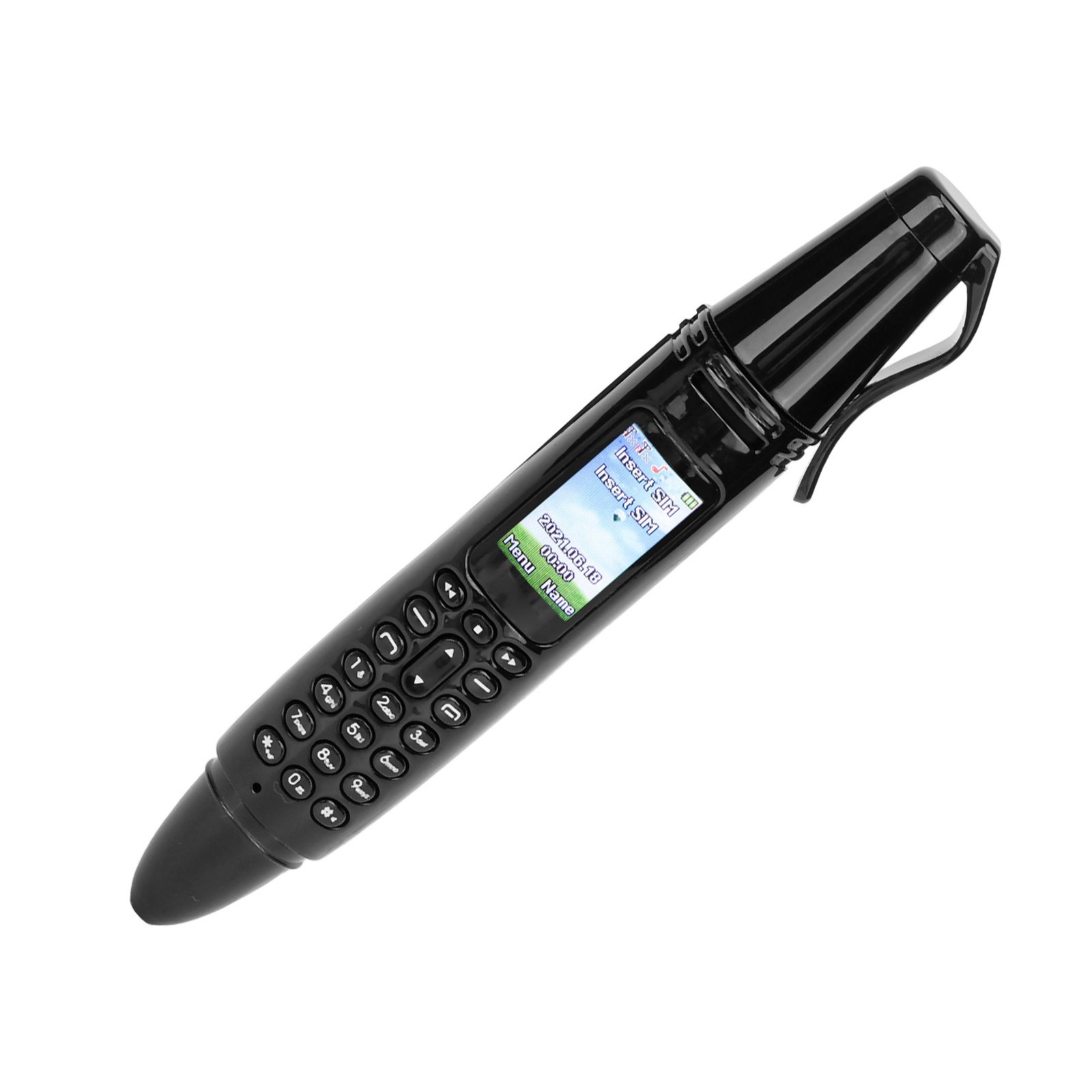 Pen Mini Cell Phone Dialer 0.96 Tiny Screen Mobile Phone Support GSM