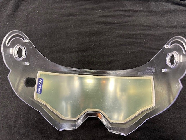NEW OEM CASTLE X CX950 CLEAR DUAL LENS V2 SHIELD FOR EXO-CX950 HELMETS - 47-401R