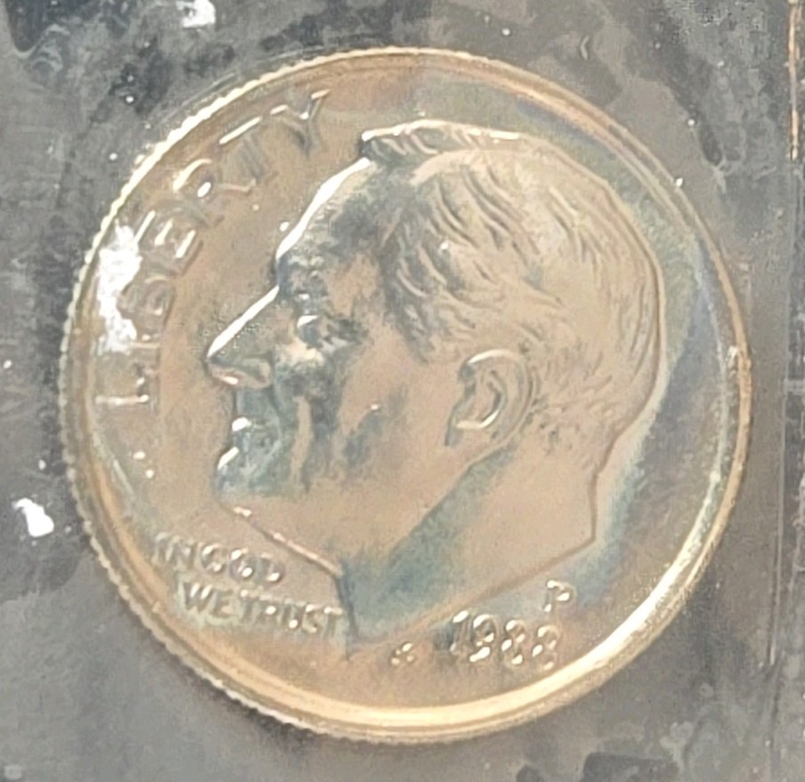 1988 US Mint 10 Coin Uncirculated 2 Complete Just Philadelphia