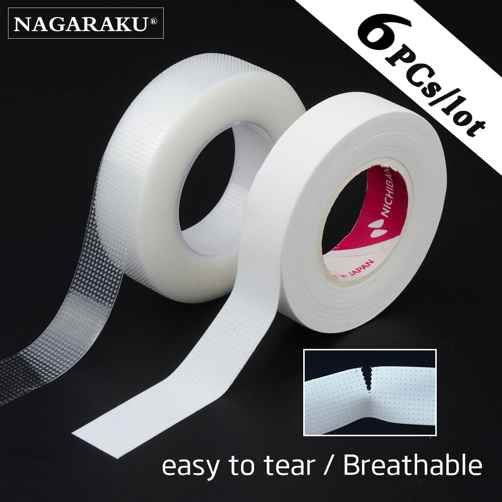 NAGARAKU Professional Eyelash Extension Tape 6PC Breathable Anti-allergy 9 Meter