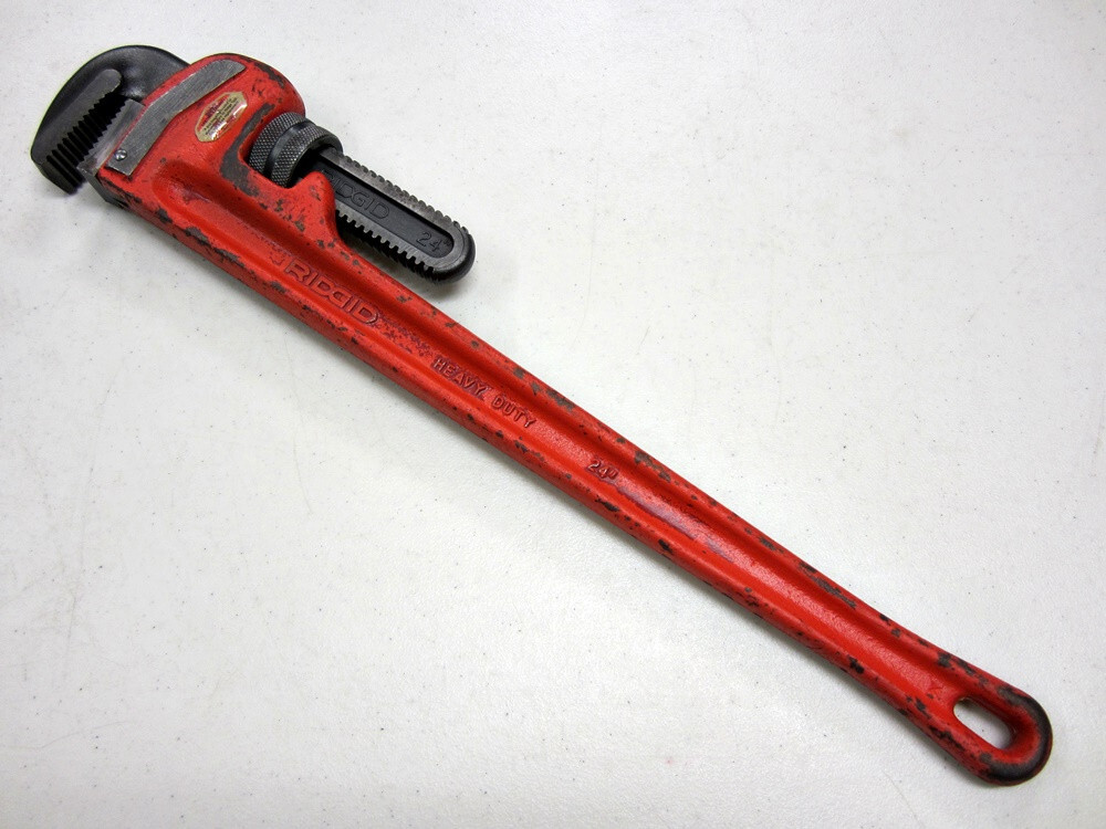 Ridgid 24" Pipe Wrench Heavy Duty Steel 31030 Made in USA