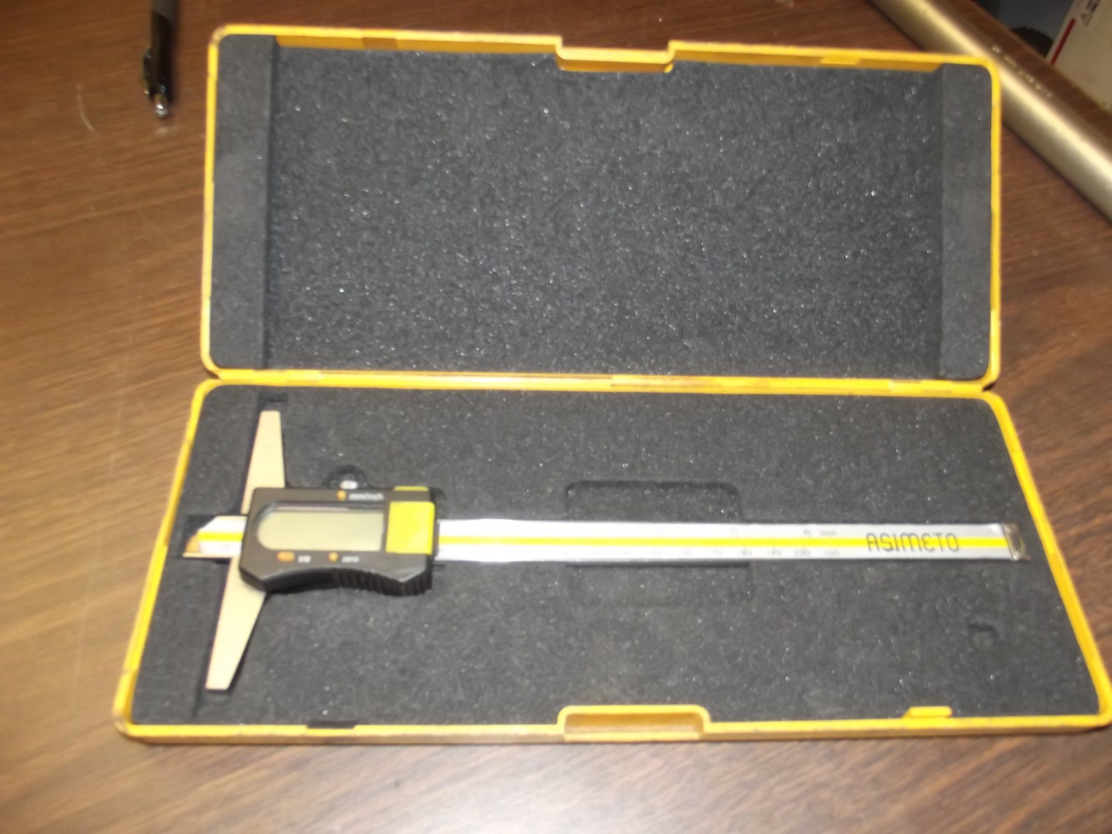 ASIMETO  0-8" 0- 200mm Digital Depth Caliper Machinist