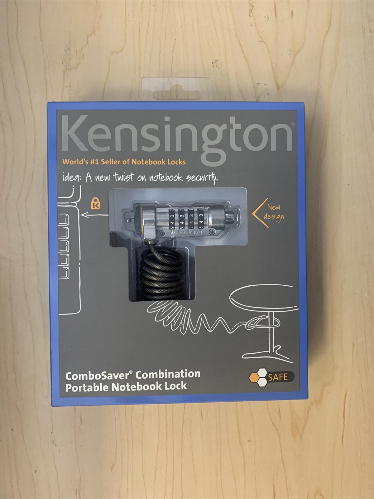Kensington ComboSaver Combination Portable Laptop Lock #K64576US NIB 6' Cable