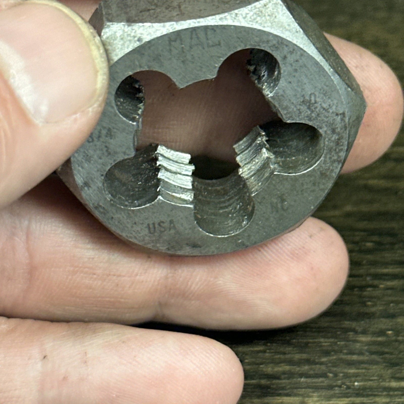 Mac Tools Hex Die USA 3/4-10 N