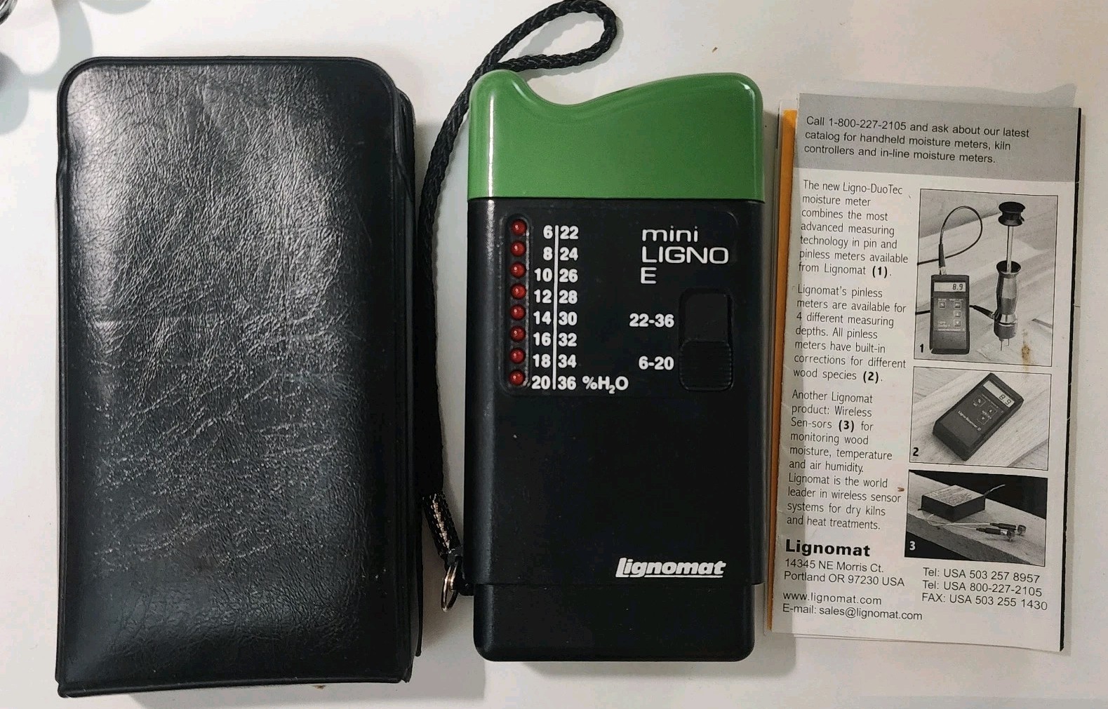 Lignomat Mini-Ligno E Moisture Meter W/ Pins