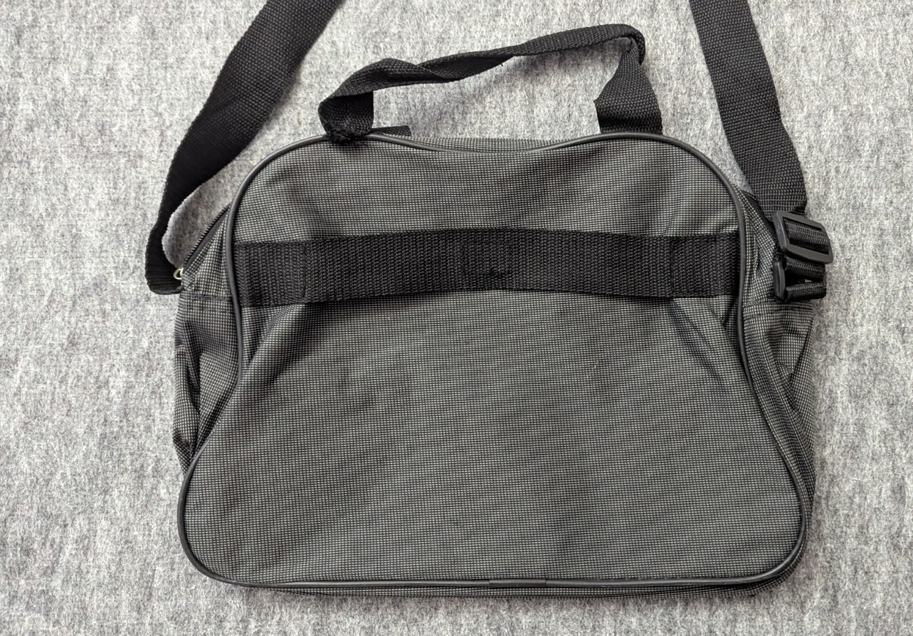 TAG Laptop Messenger Shoulder Bag Gray Black