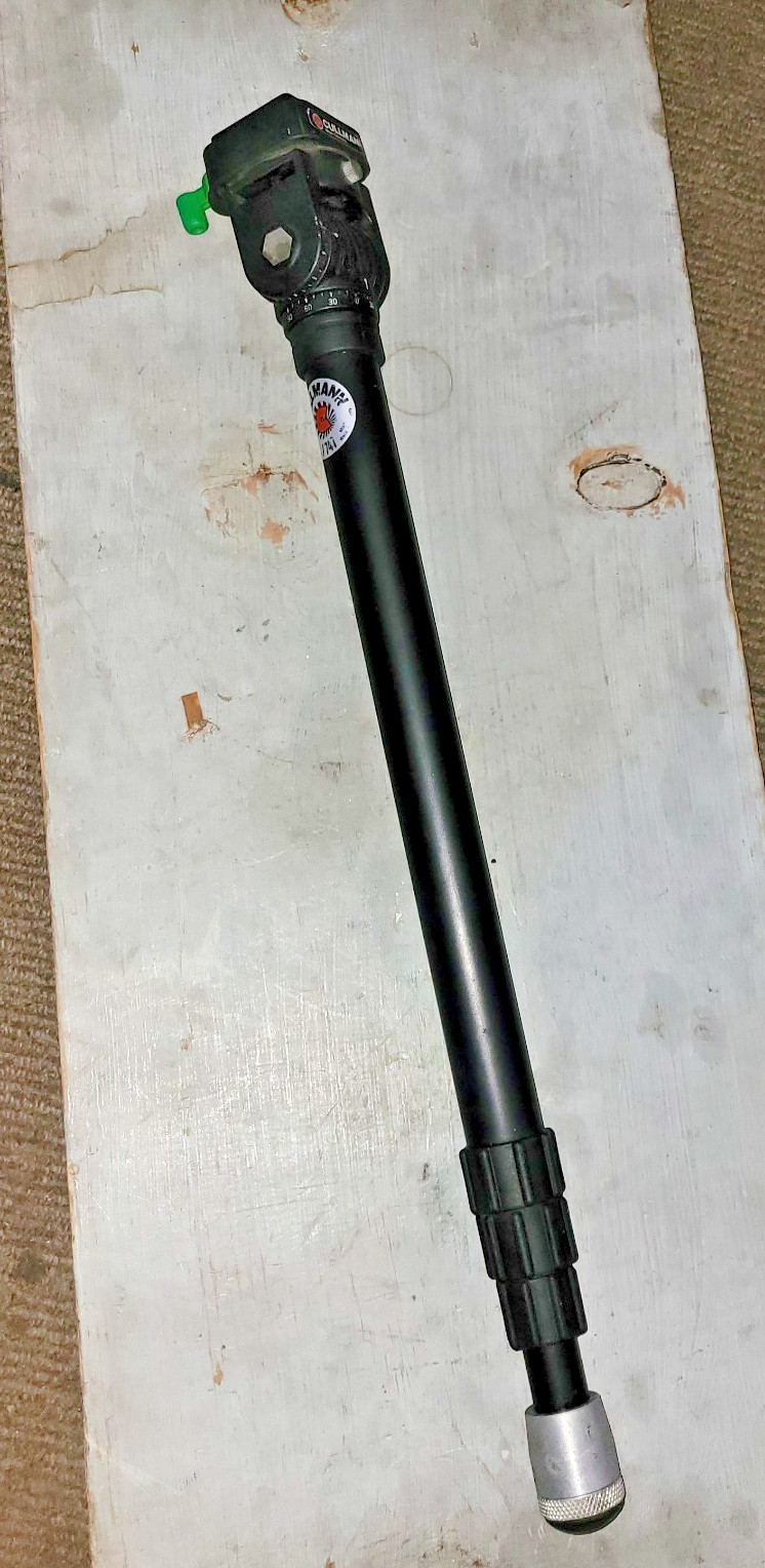 CULLMAN MONOPOD 1747 With Shoe EXTENDS TO FIVE FEET Good Condition