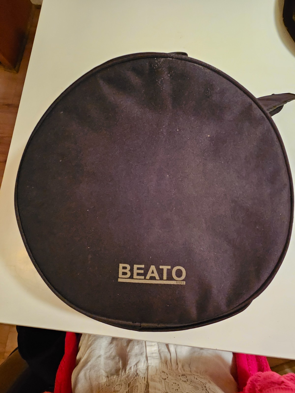 Beato USA Drum Case Round Padded Soft Bag Black Heavy Duty 10" X 8"