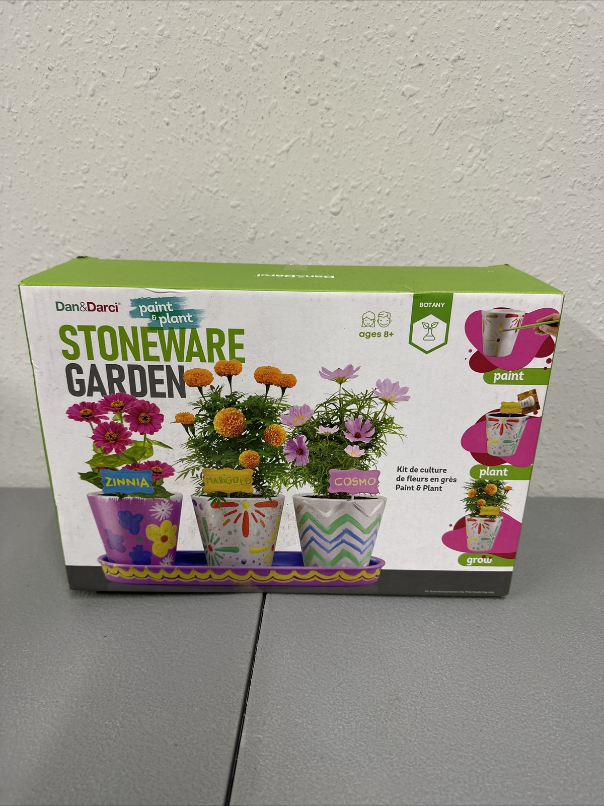 Paint & Plant Stoneware Flower Gardening Kit - Gifts for Girls & Boys Ages...