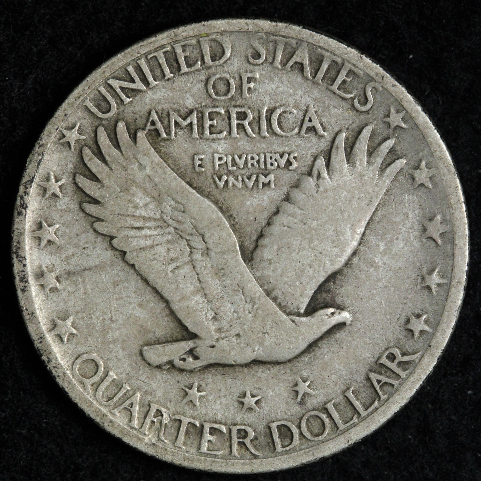 1924 Standing Liberty Silver Quarter FINE E296 WICE