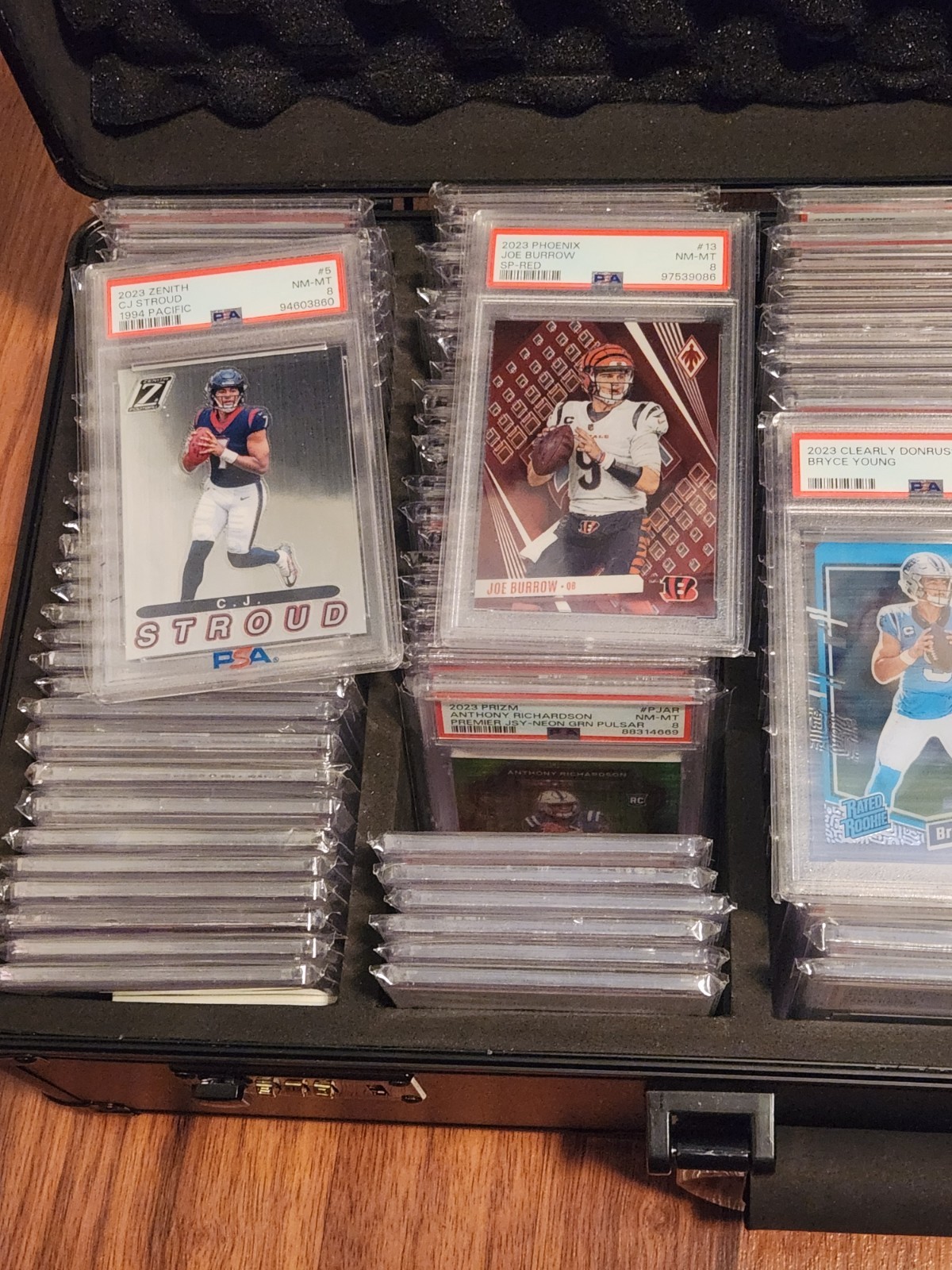 one nfl psa card pulled at random from lot.. past and present