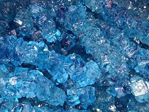 Blue Raspberry Old Fashioned Rock Candy Crystals on Strings 1 lb by nuts n more
