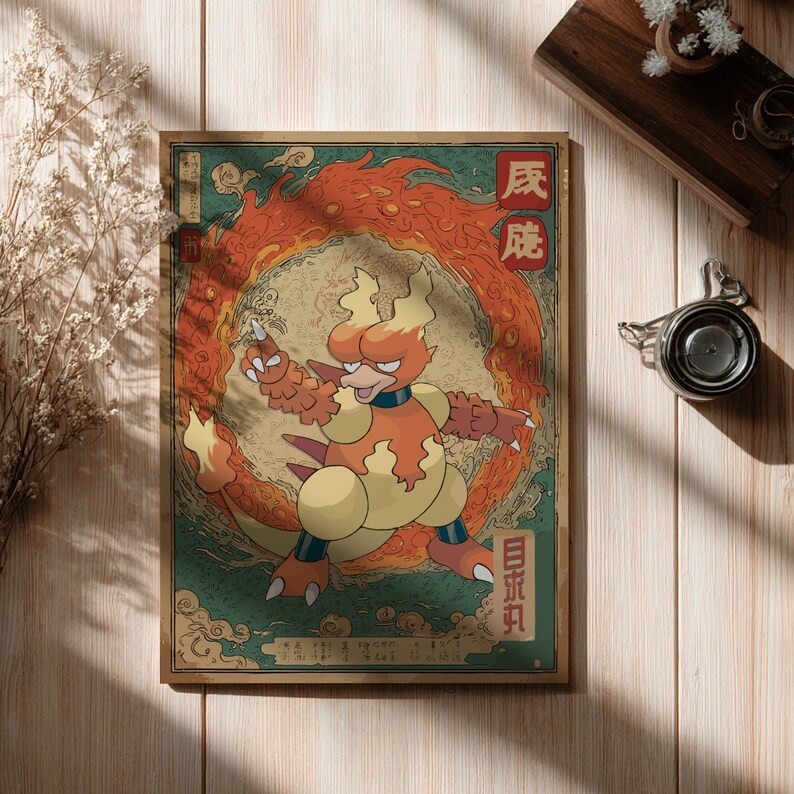 Magmar Fan Art Poster