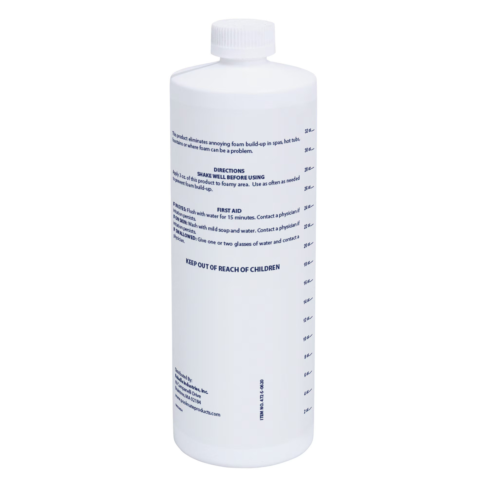 Pool Mate Foam Remover - 2 x 1 Quart