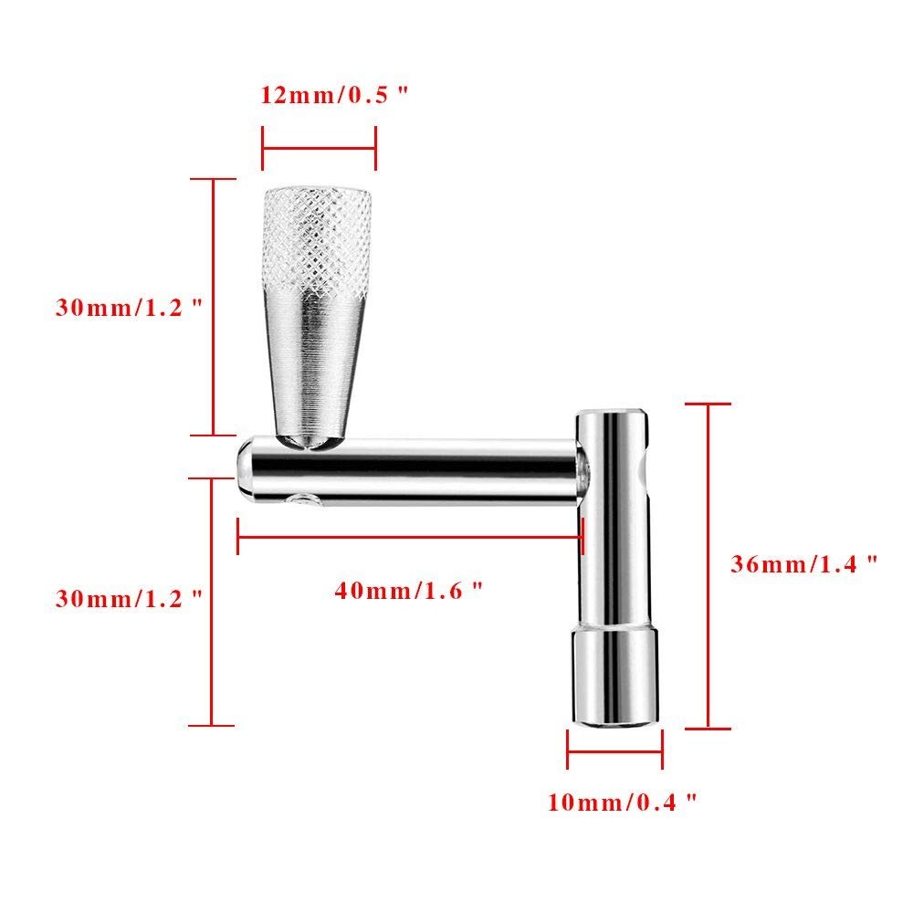 Universal Drum Tuning Key & Continuous Motion Speed Key for Drummers Accessories