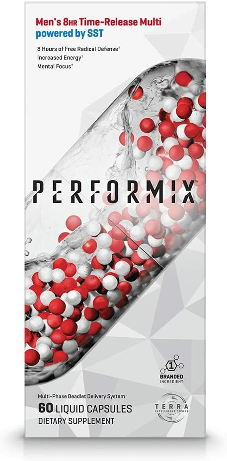 PERFORMIX Men's 8HR Time-Release Multi Powered by SST, Performance FREE SHIP