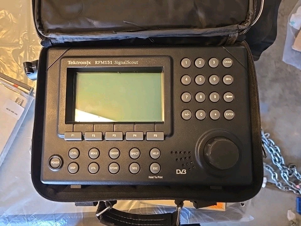 Tektronix RFM151 CATV Signal Scout Spectrum Analyzer Untested AS-IS 1080MHz