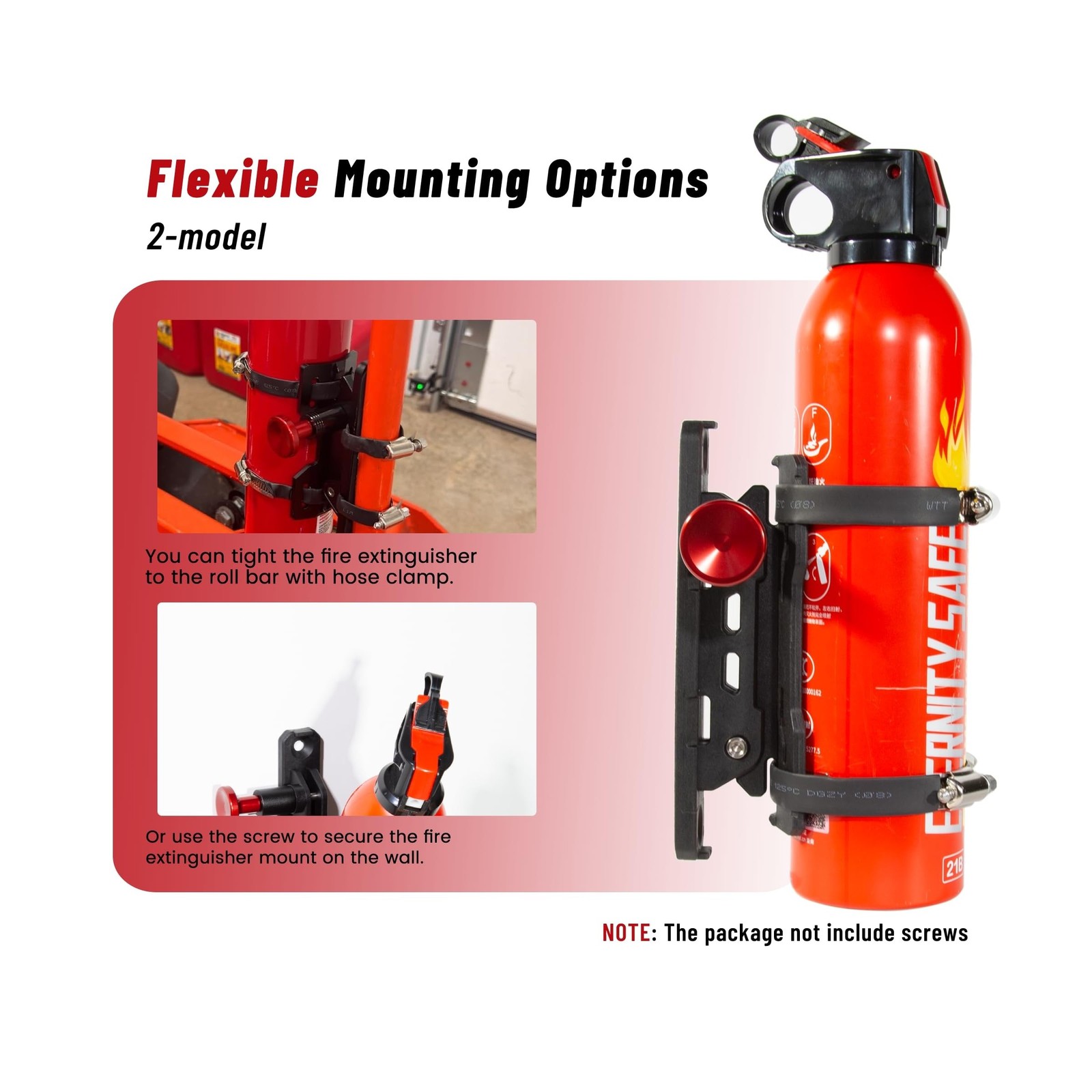 Quick Release Fire Extinguisher Mounts - 2-Pack Car Fire Exting... FAST USA SHIP