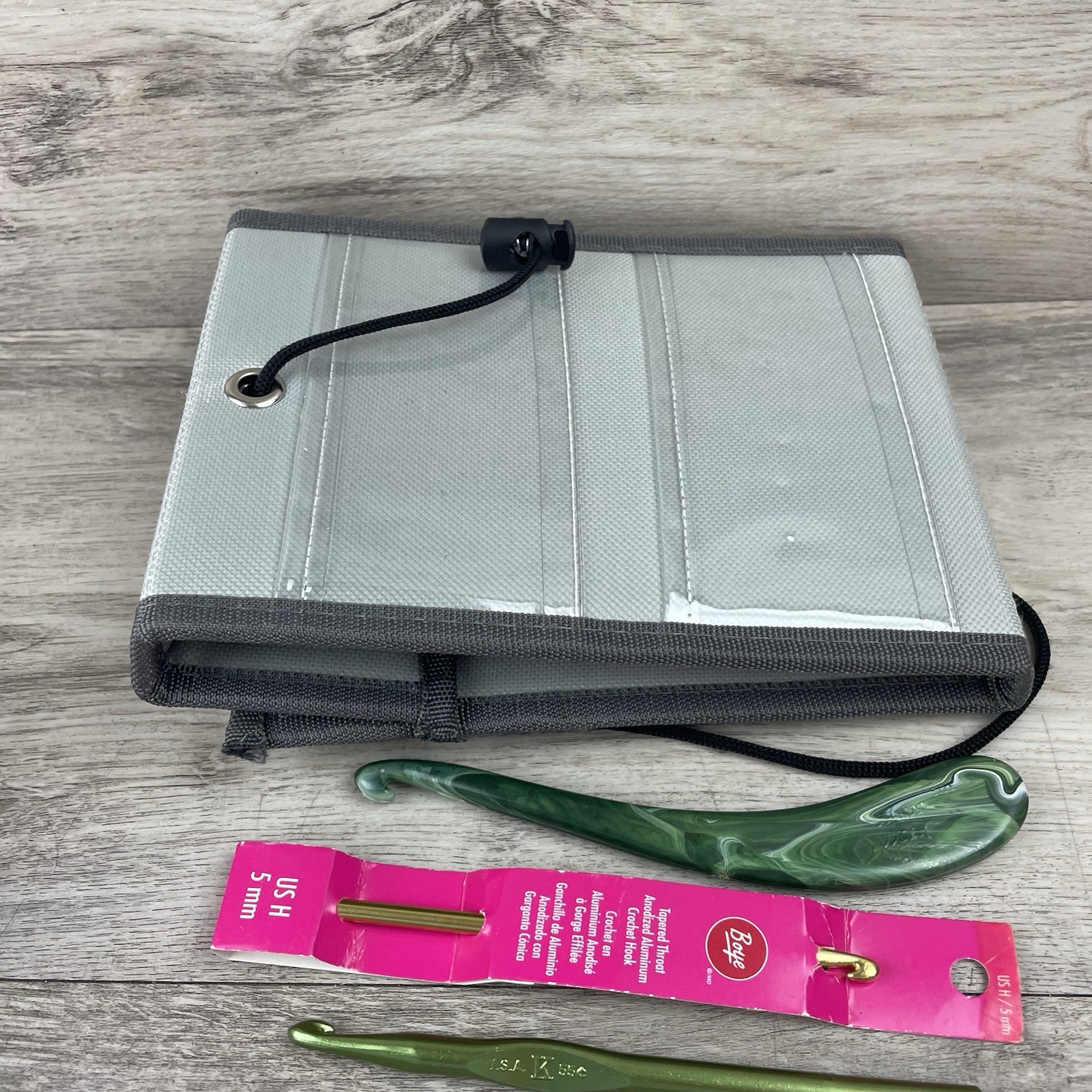 Crochet Hook Lot With Case - Multiple Brands Various Sizes
