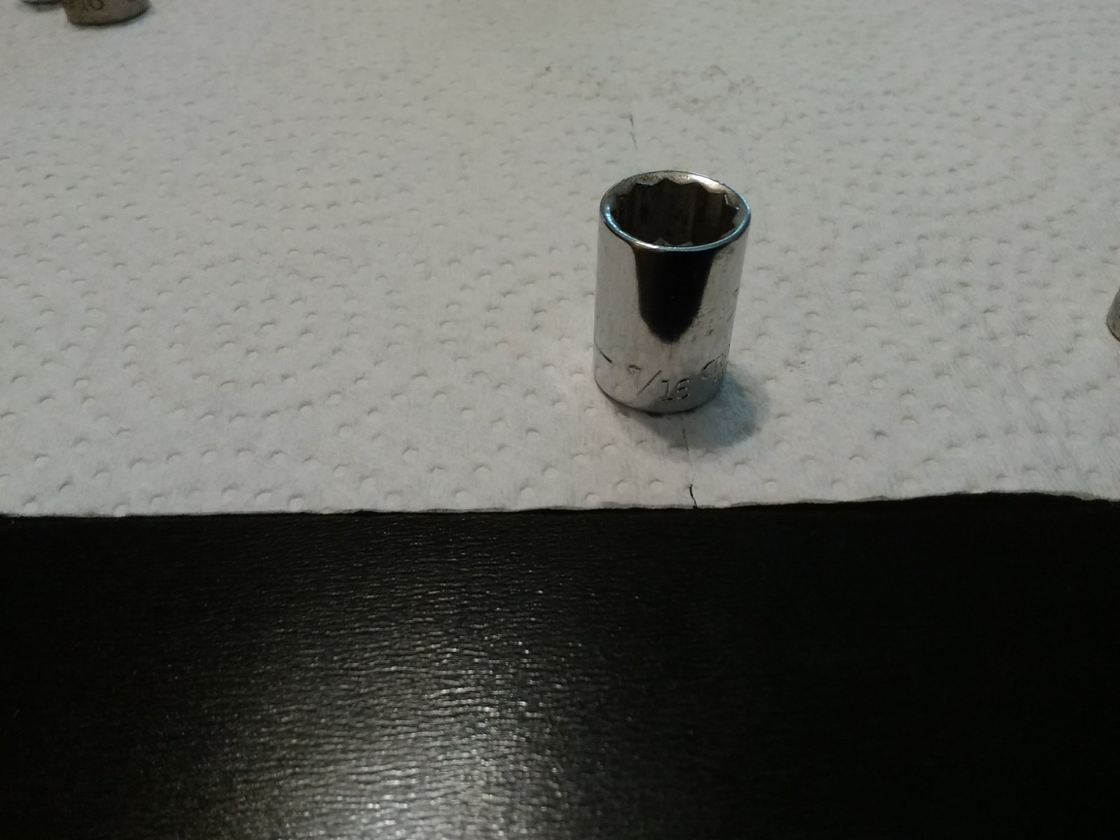 Craftsman 43606 7/16" 12pt Socket 1/4" Drive USA chrome