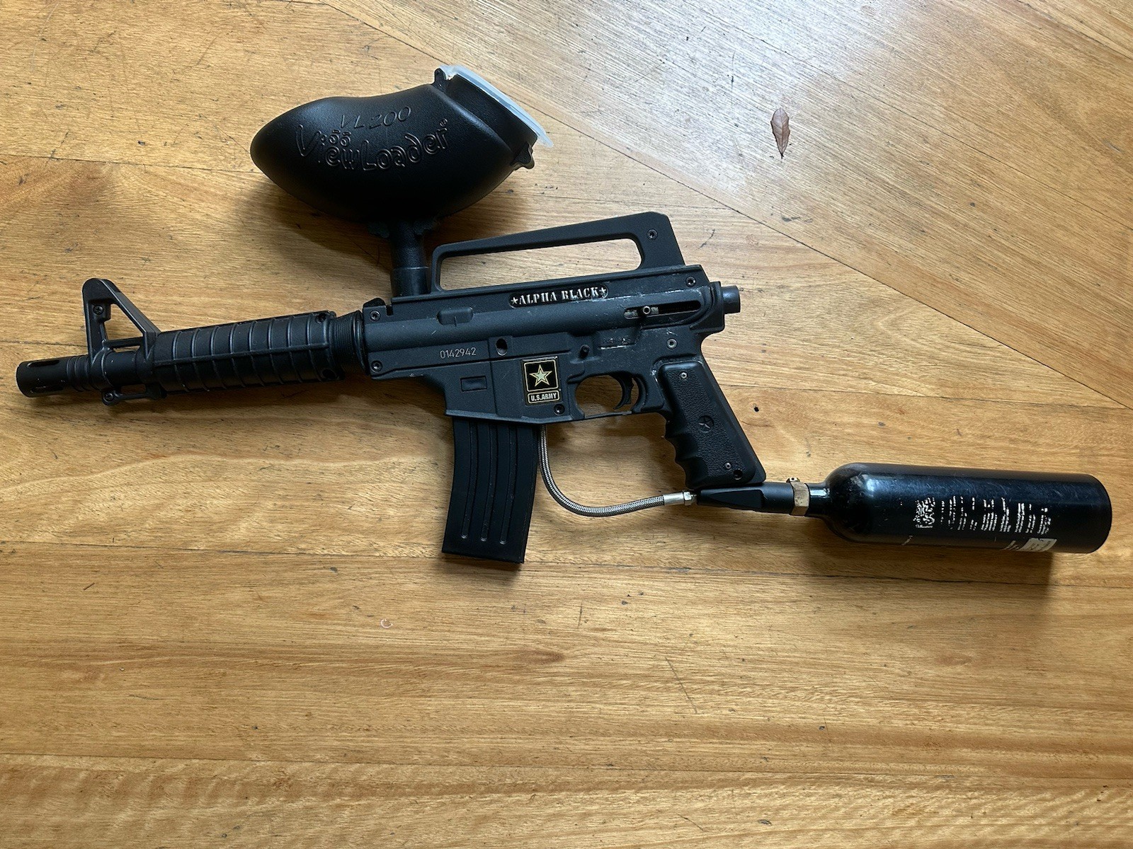 Tippmann US Army Alpha Elite Paintball Marker - Black