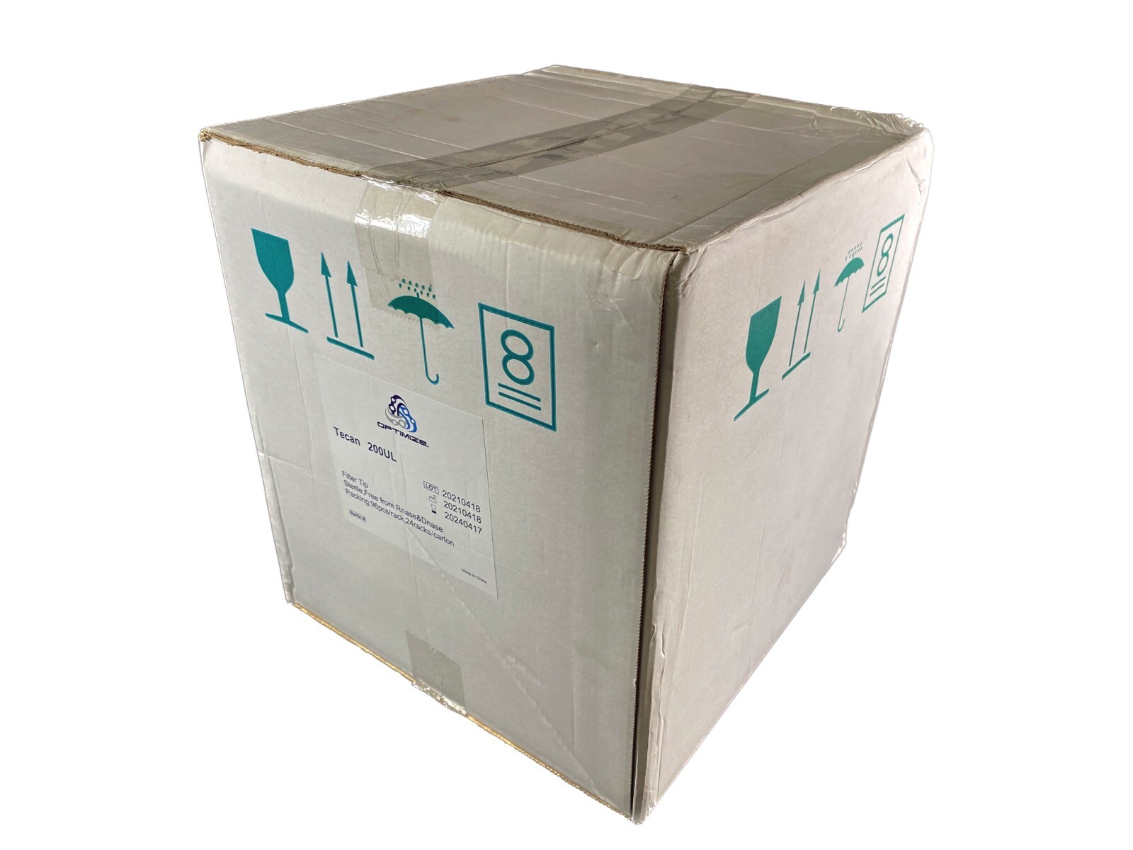 OPTIMIZE 200μL Tecan Liquid Handling Pipette Tips Filtered Sterile (2304/cs)
