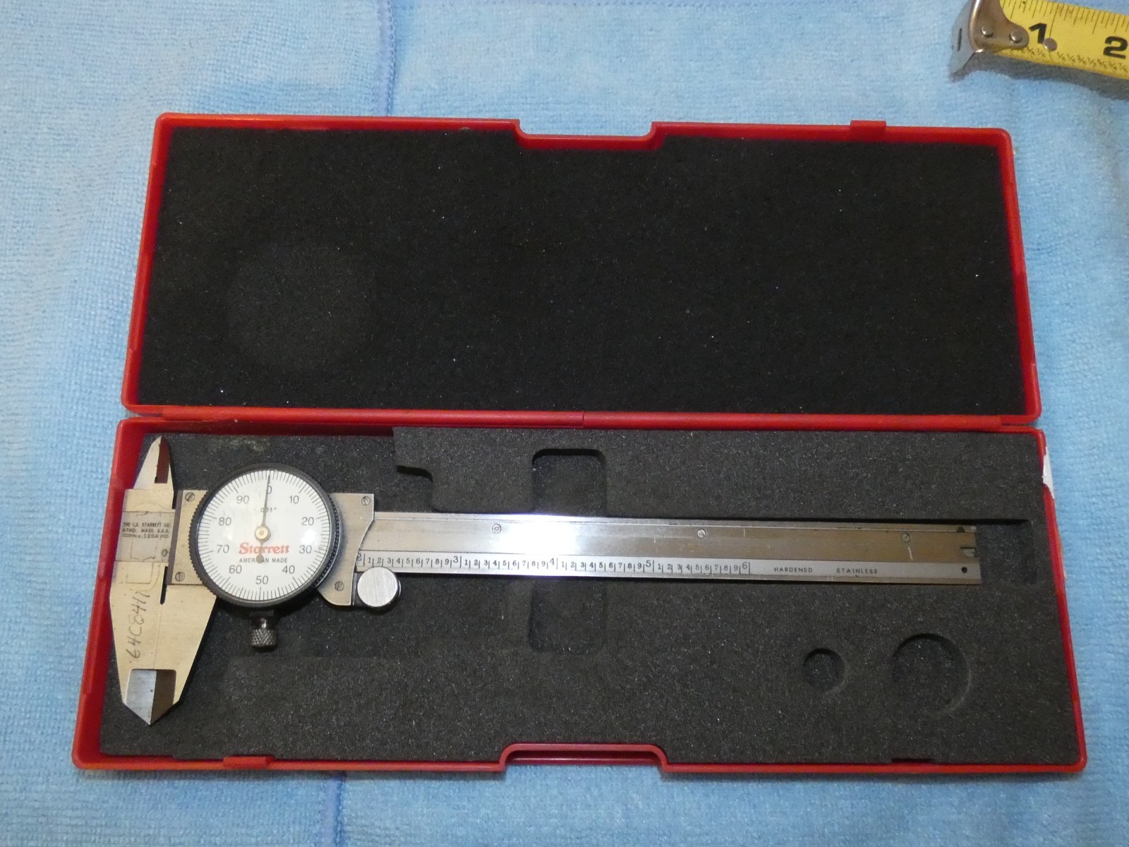 Starrett120A-6 Dial Caliper and case American Made