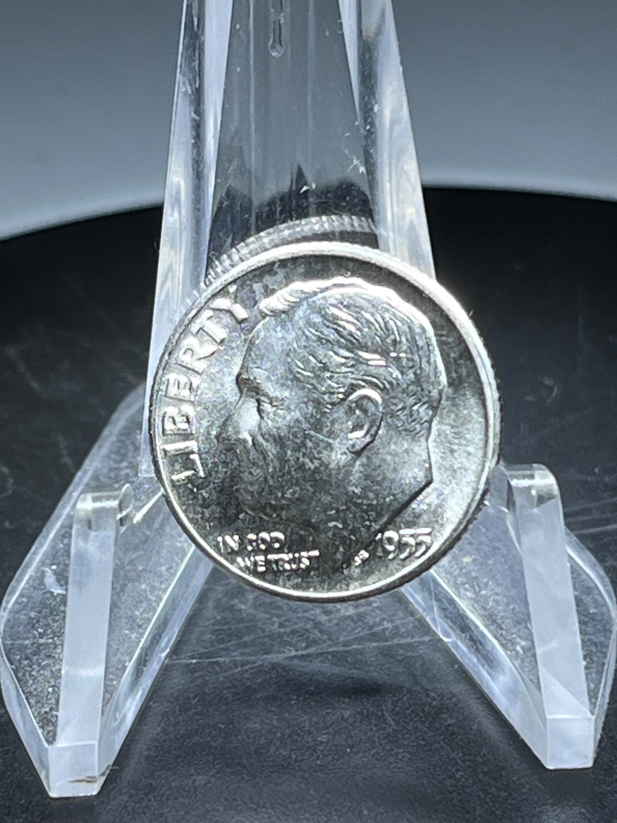 1955  Roosevelt Dime Uncirculated- BU- 90% Silver  #WX161