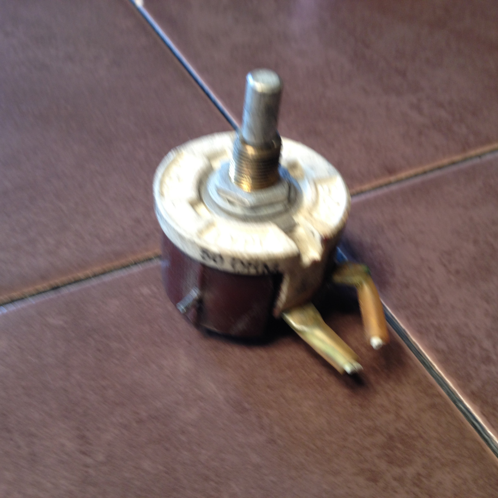 Rheostat Dimmer, 50 ohm, R25-50-RS-34-RS