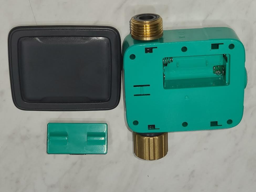 RESTMO Smart Sprinkler brass inlet & outlet Timer with Flow Meter, app control