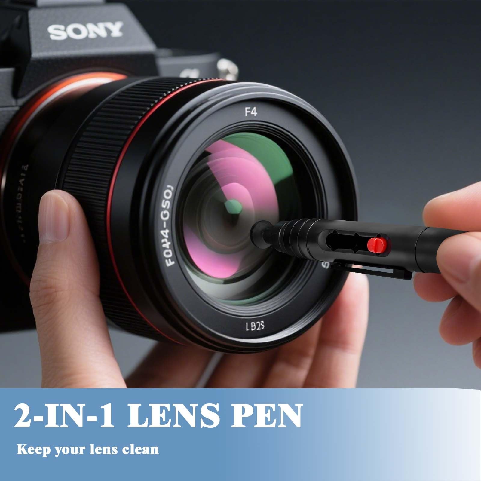 Camera Lens Cleaning kit，Camera Accessories，Camera Sensor and black
