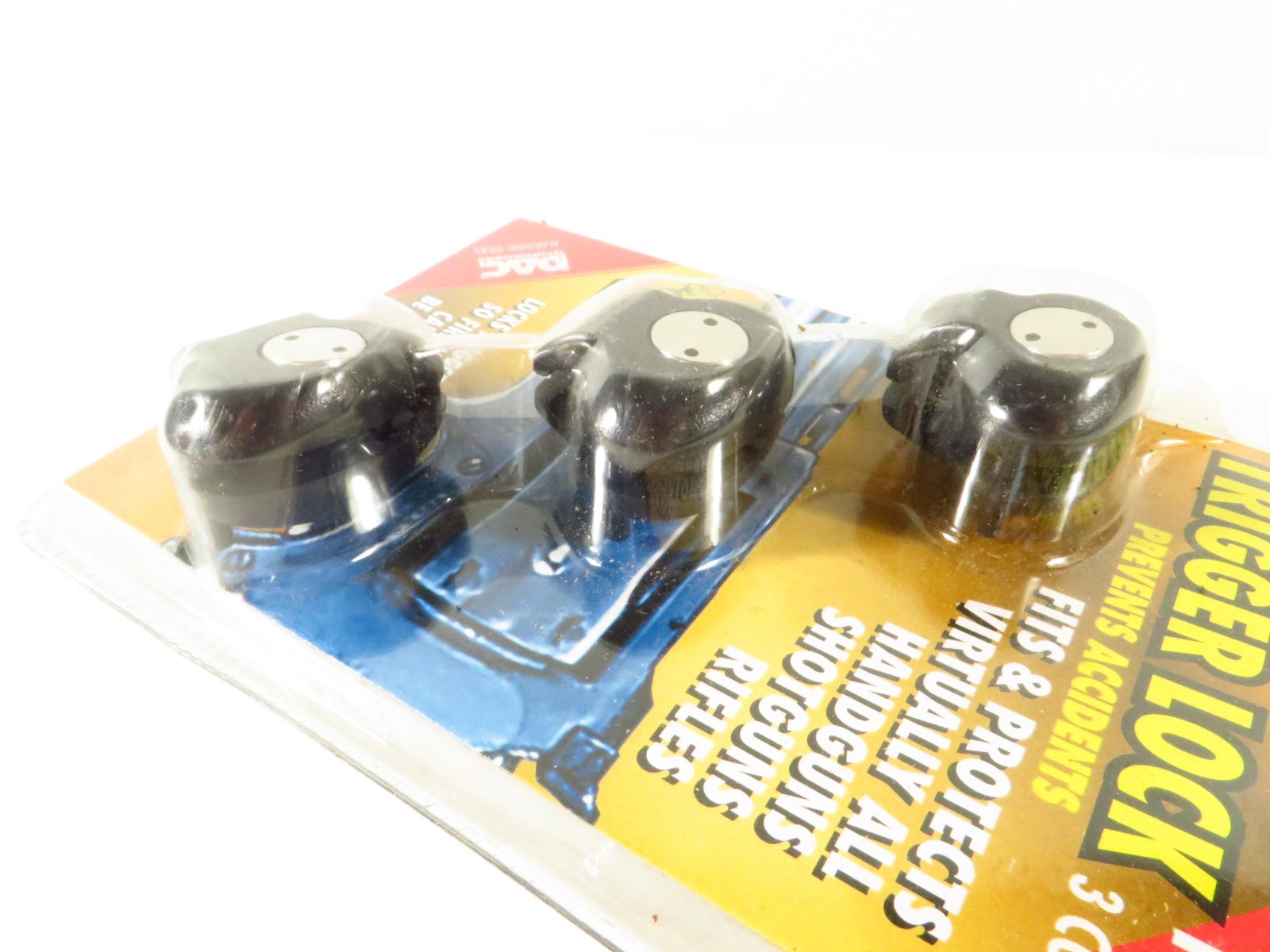 DAC Gun Trigger Locks with Key 3 Trigger Locks New Sealed TVP095