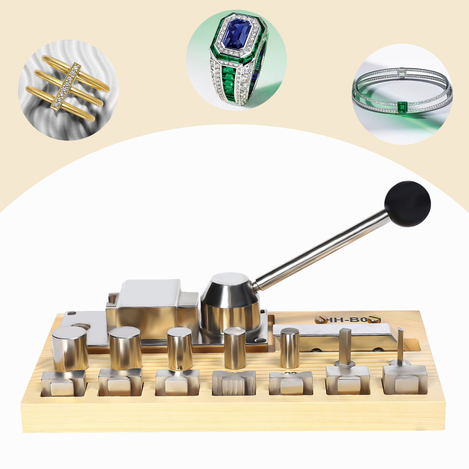 Ring Bending Bender Shaping Machine Handle Shape Rings Jewelry Making Tool