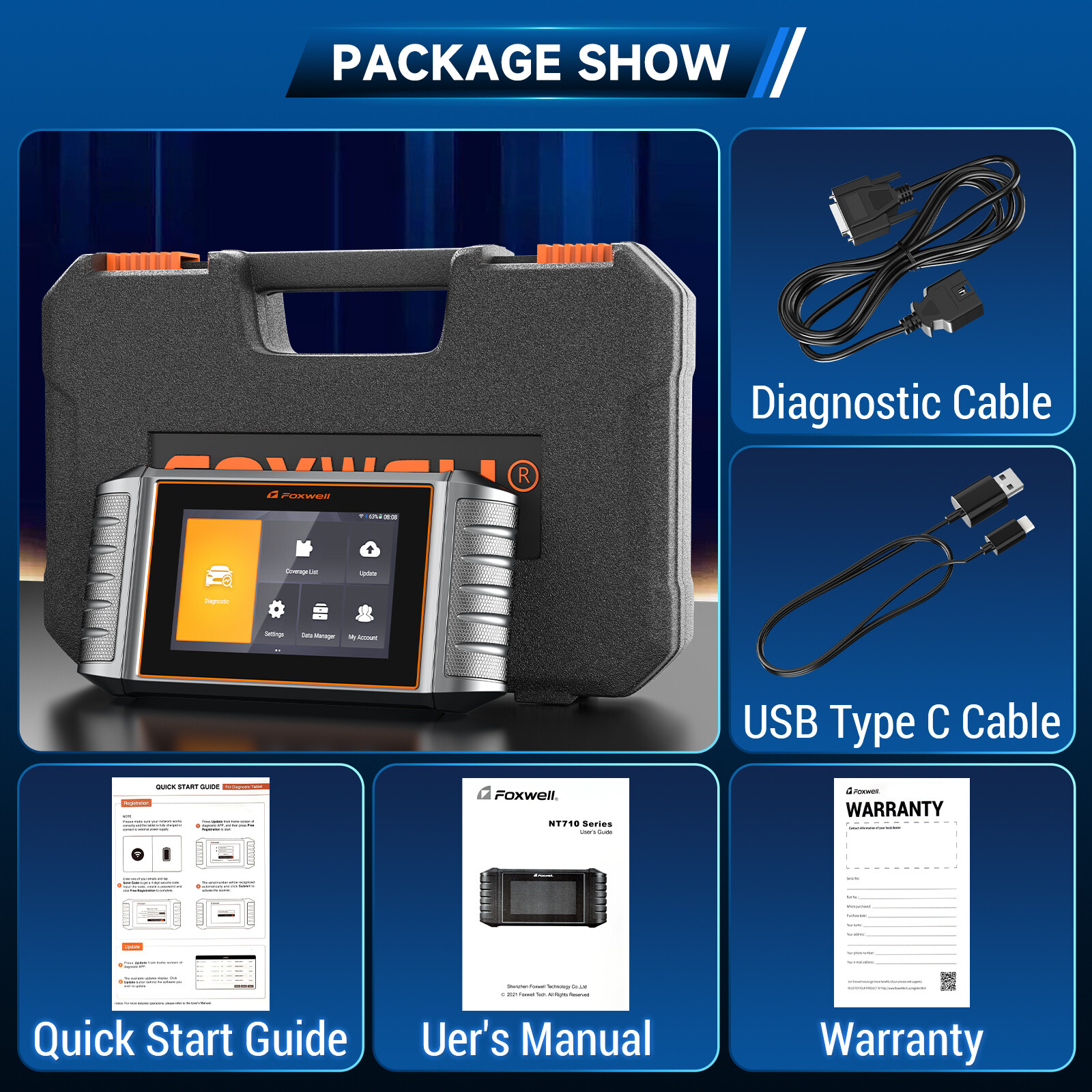 FOXWELL NT710 For VOLVO All Systems OBD2 Scanner Auto Diagnostic Tool ECU Coding