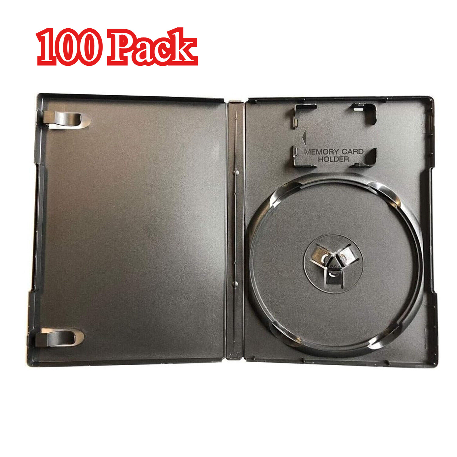 100X 1-Disc Memory Card Replacement Game Case Holder 14mm For PlayStation 2 PS2