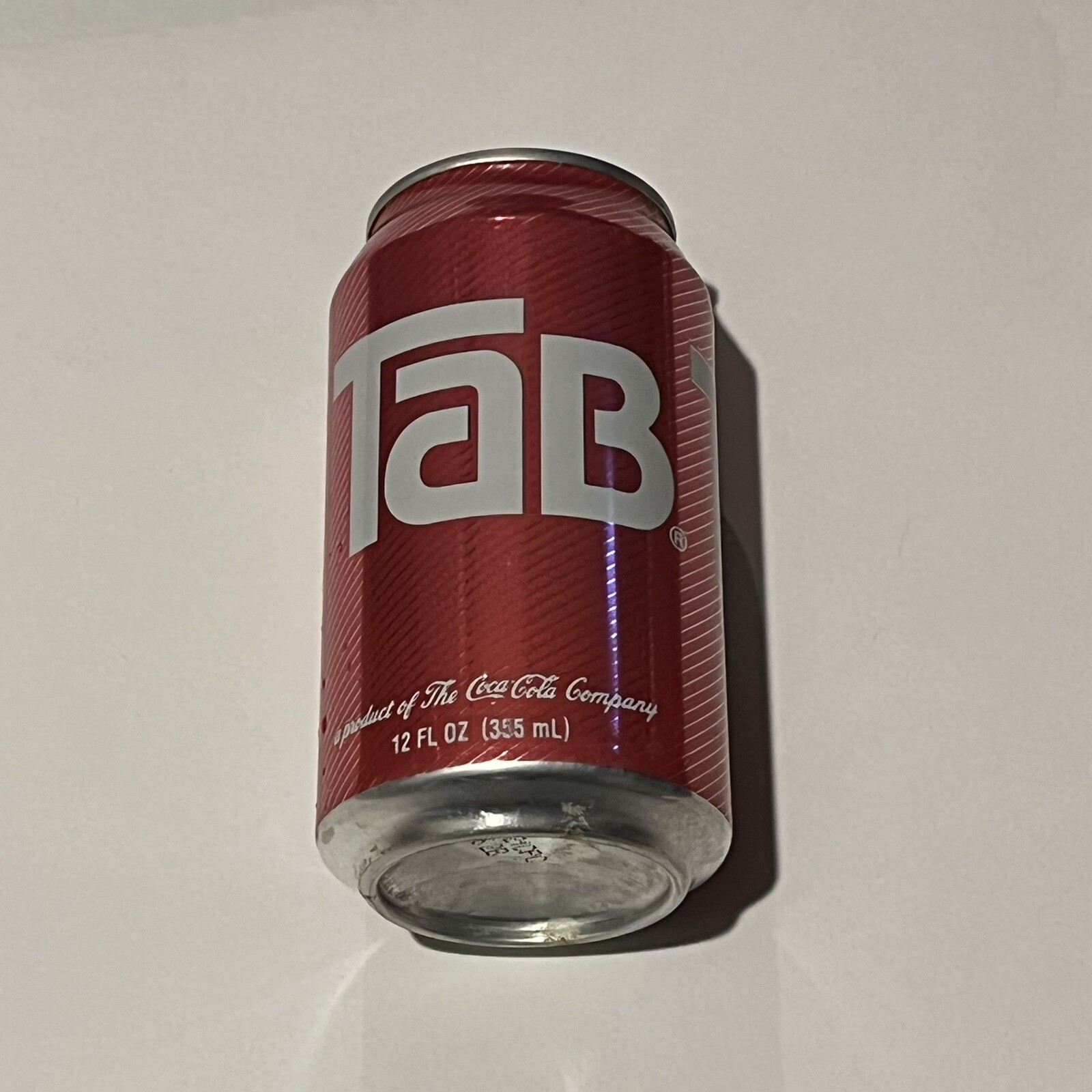 Tab Soda by Coca Cola One Can of 12 fl Oz TAB Collectible Empty Can