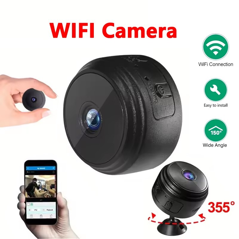 Mini Wireless Record Camera WiFi IP Home Security DVR Night Vision HD USB 1080P